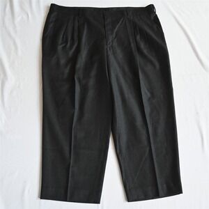 Bespoke 40x26 Blue Super 120s Austrailian Merino Wool Pleated‎ Mens Dress Pants